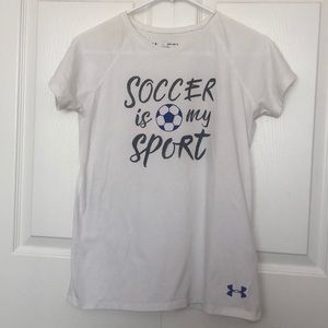 Under Armour Girls Soccer Tee